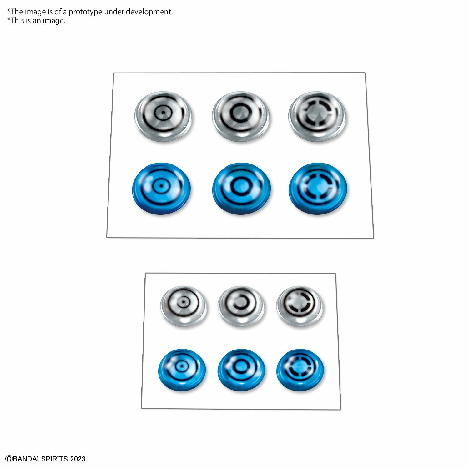 30mm - customize material (3d lens stickers 2) - model kit