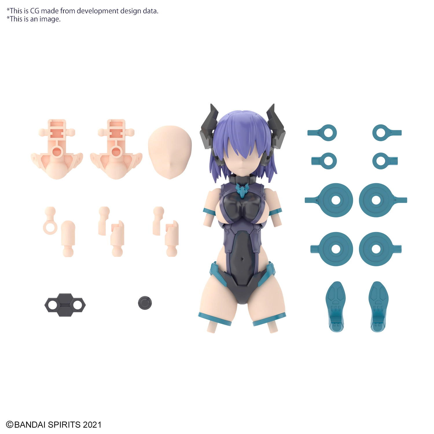 30ms - option parts set 7 (evil costume) color a" - model kit"