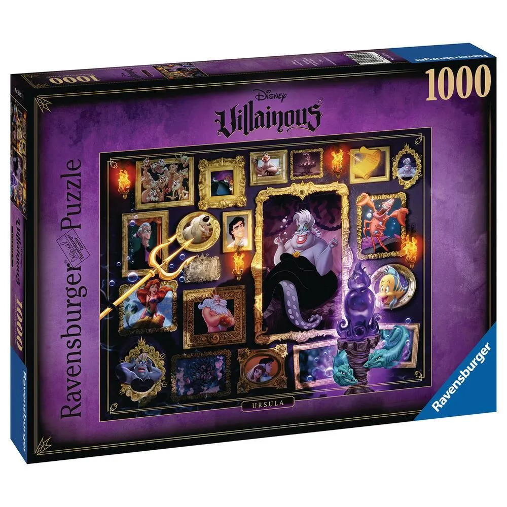 PUZZLE 1000 PIECES - URSULA - DISNEY VILLAINOUS