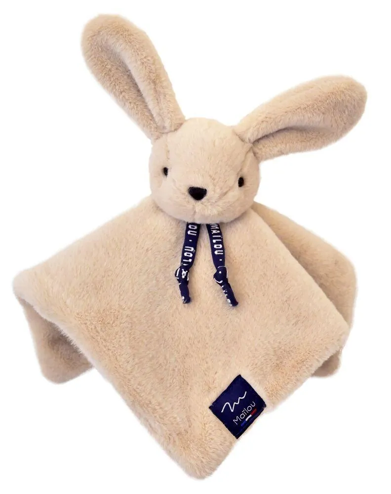 DOUDOU PLAT - LAPIN DORLOTIN - IVOIRE