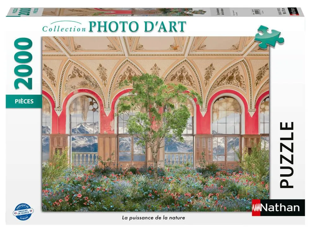 NATHAN PUZZLE 2000 PIECES  LA PUISSANCE DE LA NATURE
