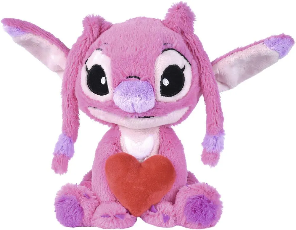 DISNEY - PELUCHE ANGEL AVEC COEUR 25 CM