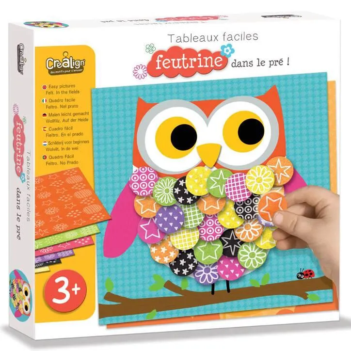 TABLEAUX FACILES - FEUTRINE DANS LE PRE !