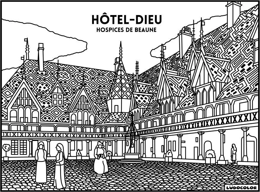 TABLEAU VELOURS HOSPICES DE BEAUNE