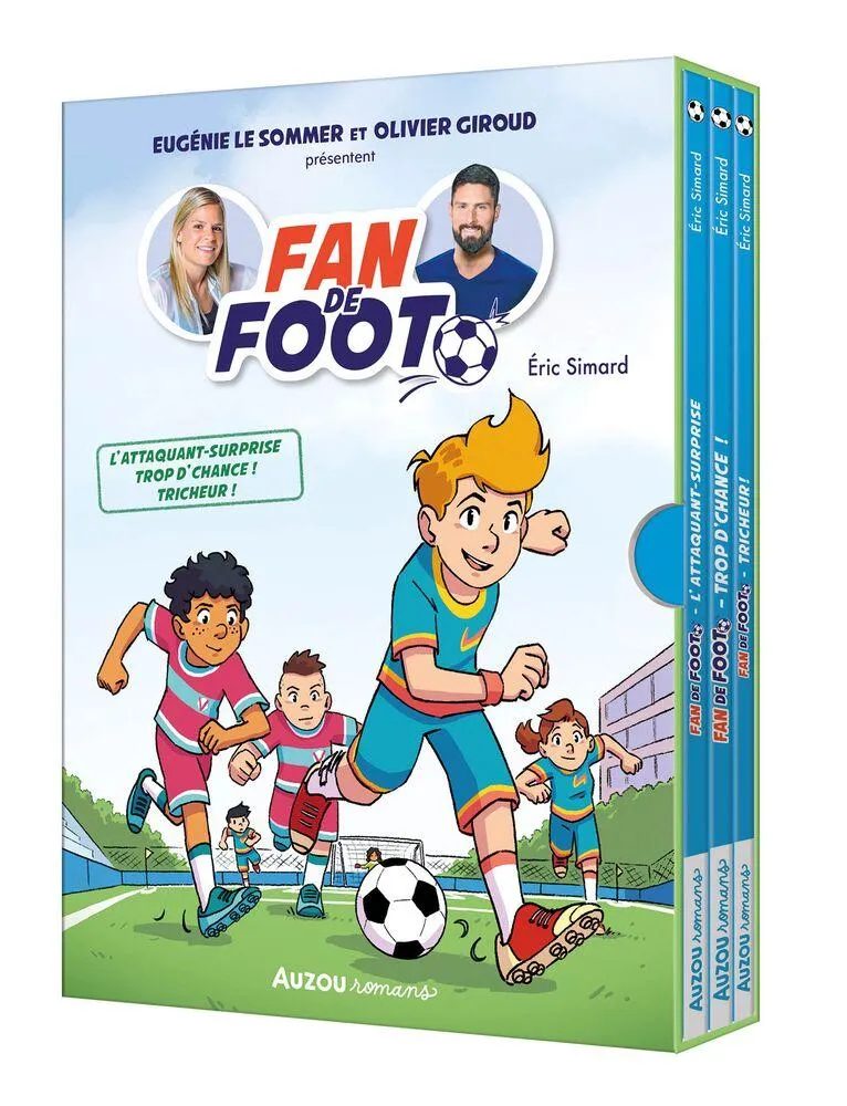 COFFRET BIBLIOTHEQUE 1 - FAN DE FOOT - TOMES 1 A 3