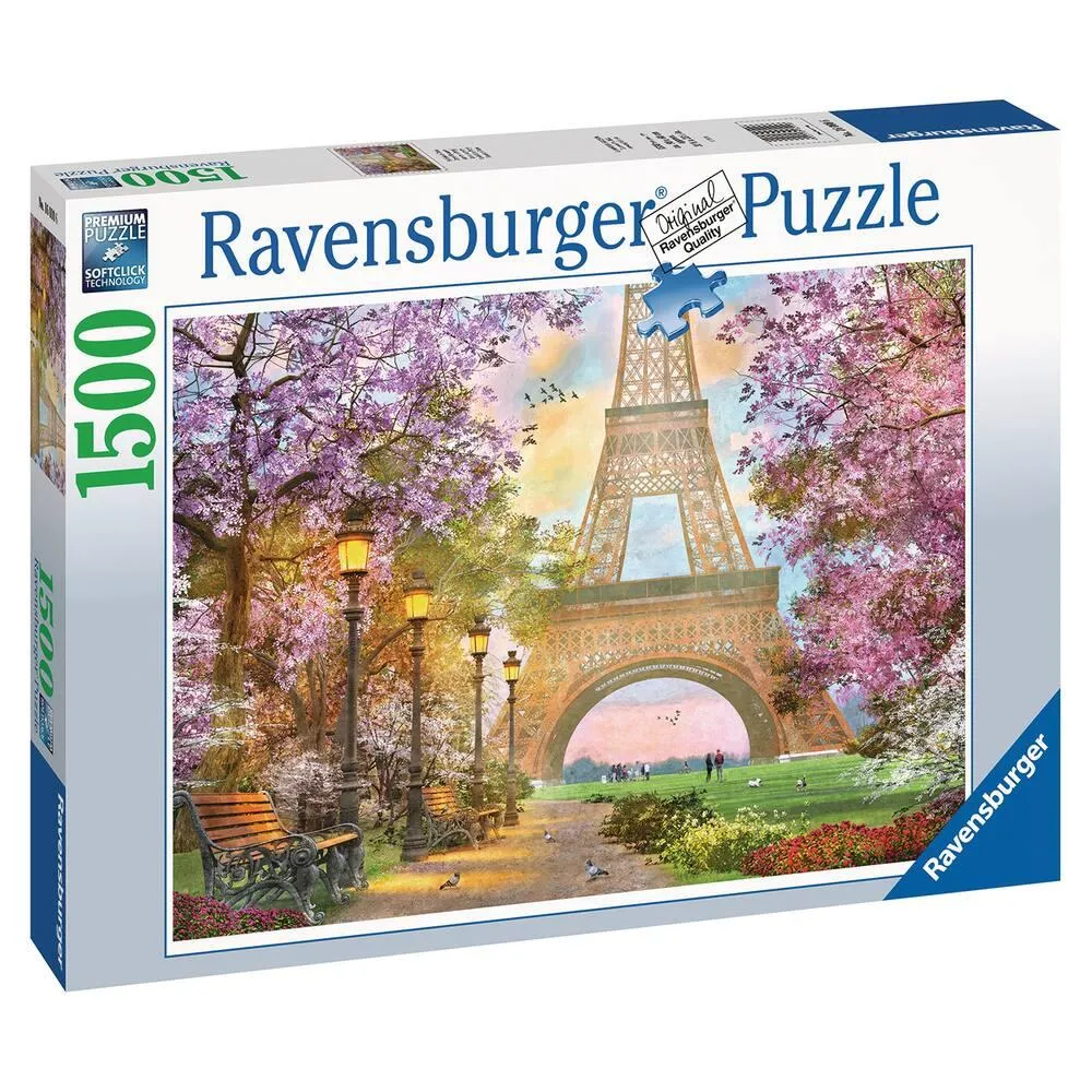 PUZZLE 1500 PIECES - AMOUR À PARIS