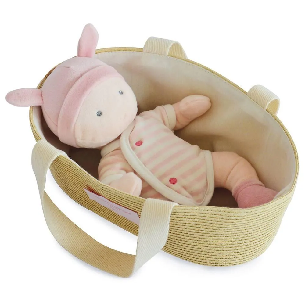 PELUCHE POUPON DE DOUDOU - ROSE