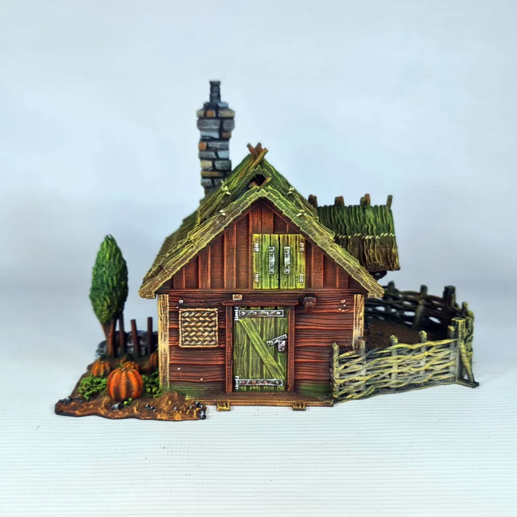 3D4U - Farmstead - Medieval Town Set