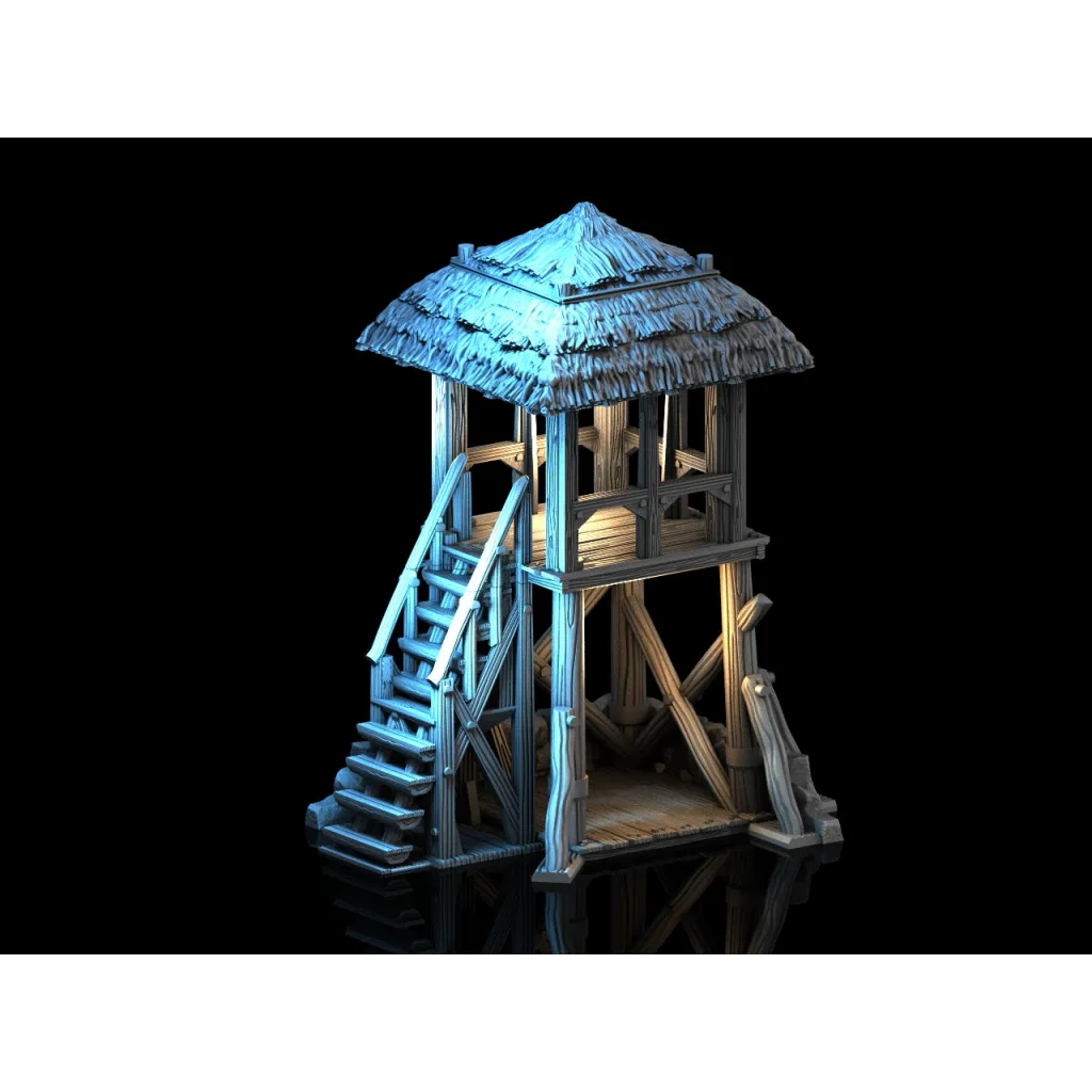 3D4U - Watch Tower - Medieval Town Set