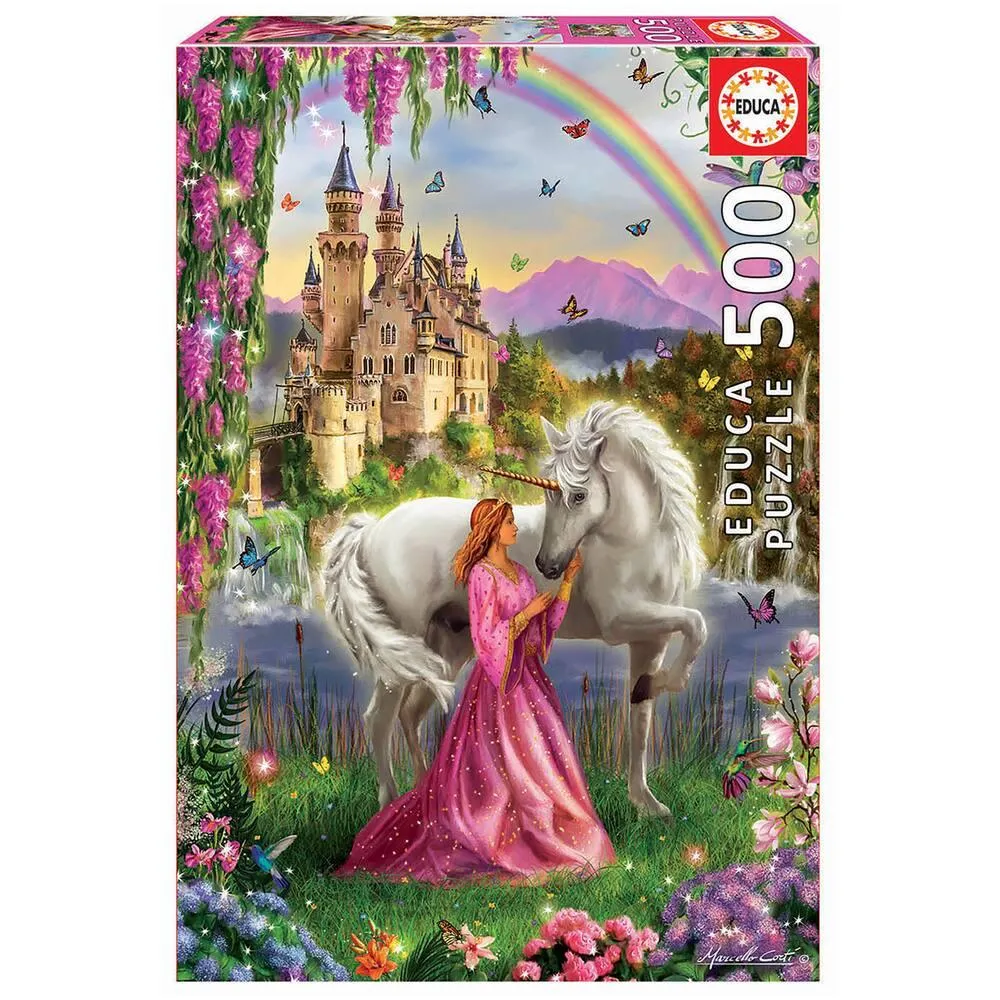 PUZZLE 500 PIECES FEE ET LICORNE