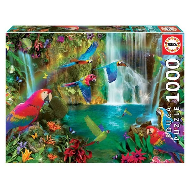 PUZZLE 1000 PERROQUETS TROPICAUX
