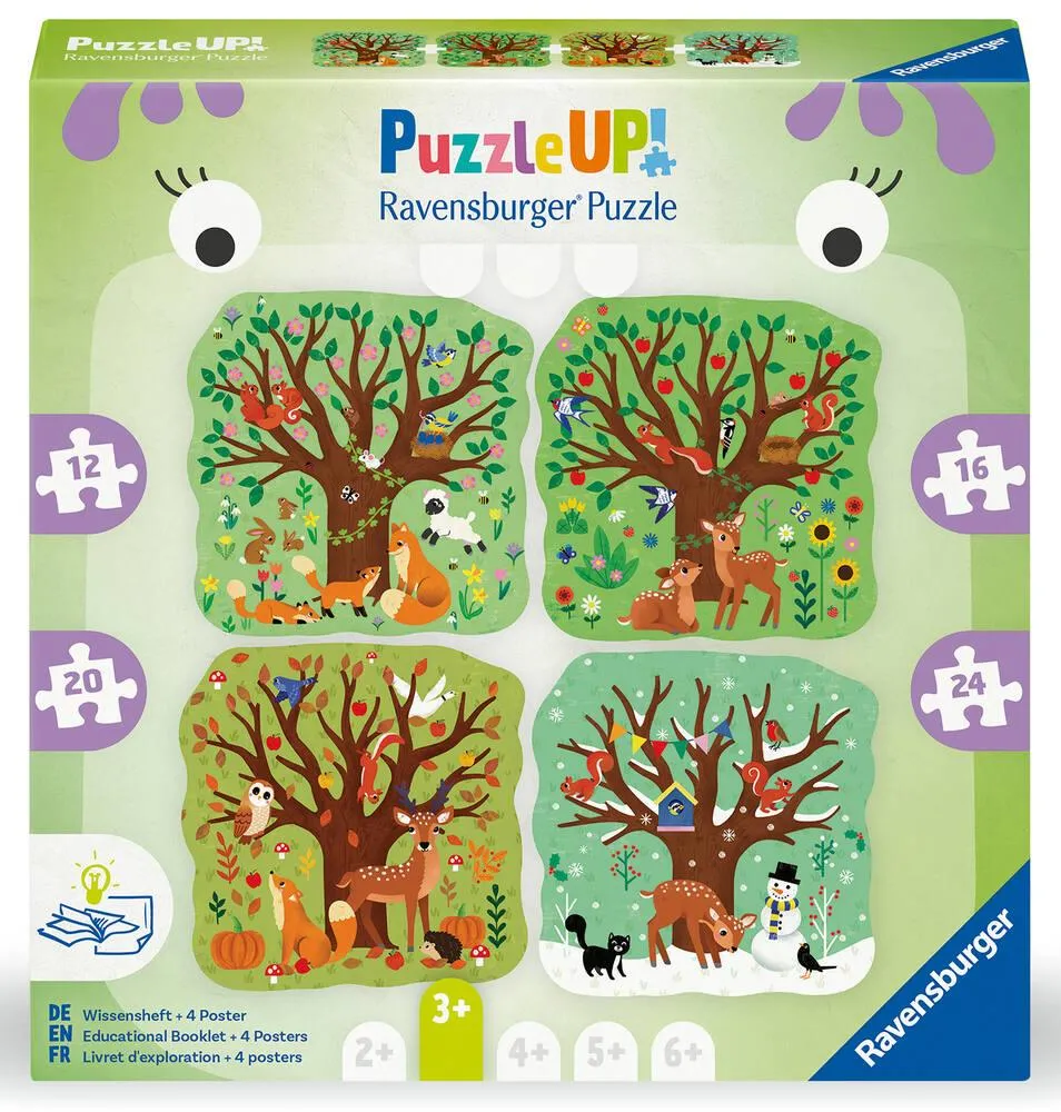 PUZZLE UP! 3 ANS  LES QUATRE SAISONS