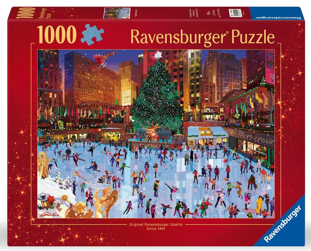 PUZZLE 1000 PIECES  NOEL AU ROCKEFELLER CENTER