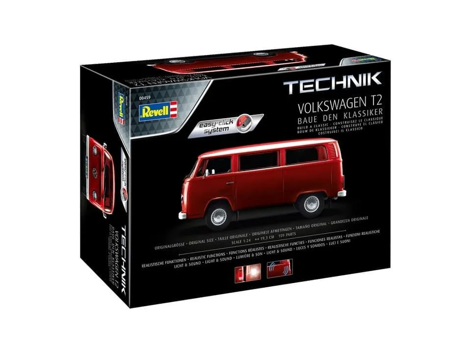 Volkswagen T2 Technik Easy Click 1:24 Revell - 00459