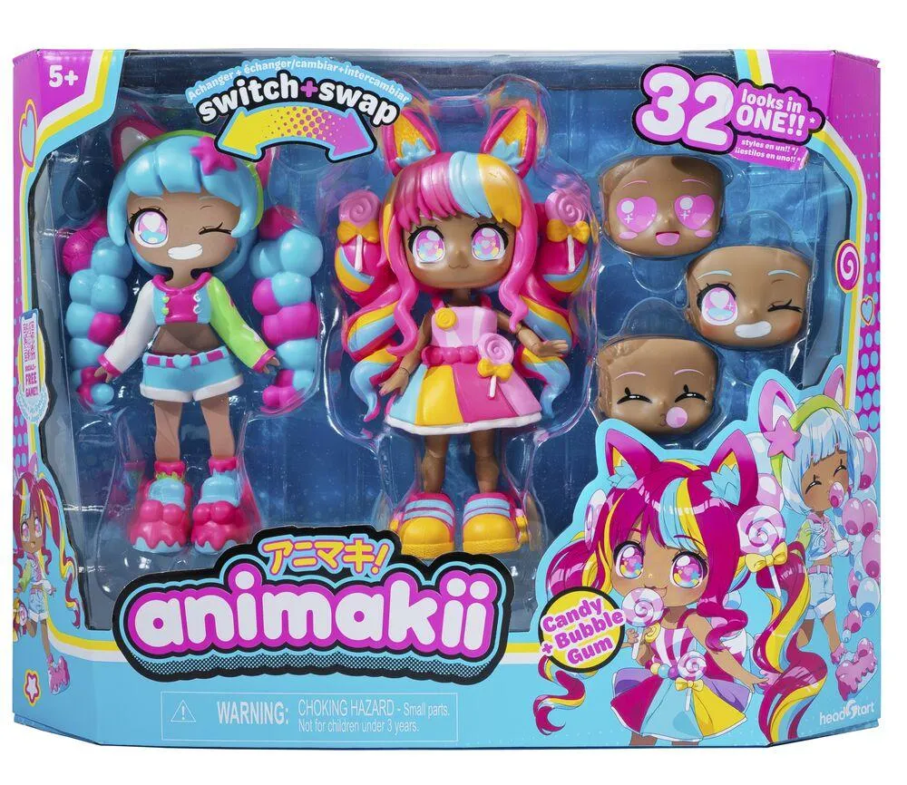 ANIMAKII -  POUPEE LOLLIPOP / BUBBLEGUM