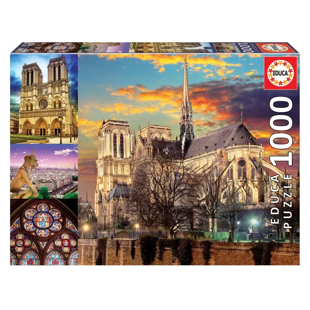 PUZZLE 1000 PIECES COLLAGE DE NOTRE-DAME
