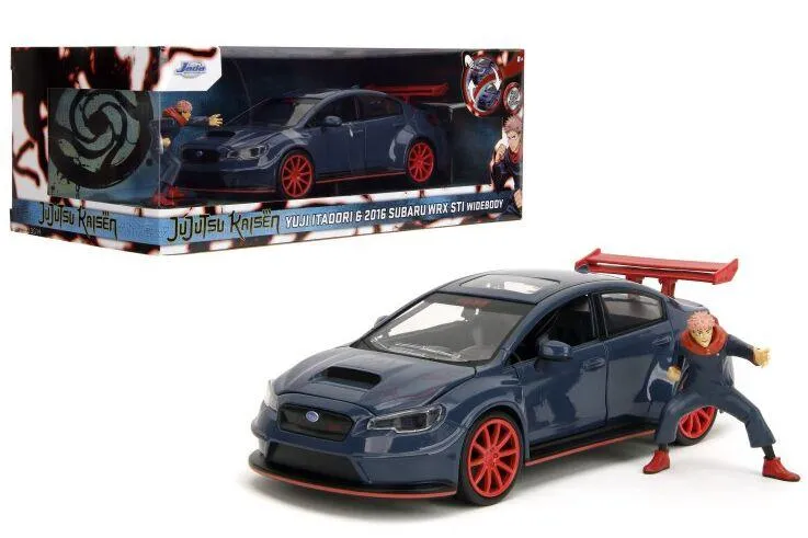 1/24 SUBARU WRX STI W/YUJI ITADORI FIGURE HOLLYWOOD RIDES