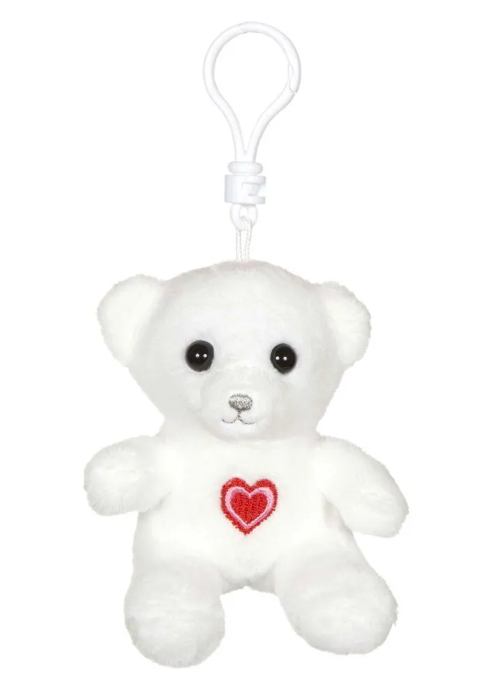 PELUCHE OURSON CŒUR 12 CM