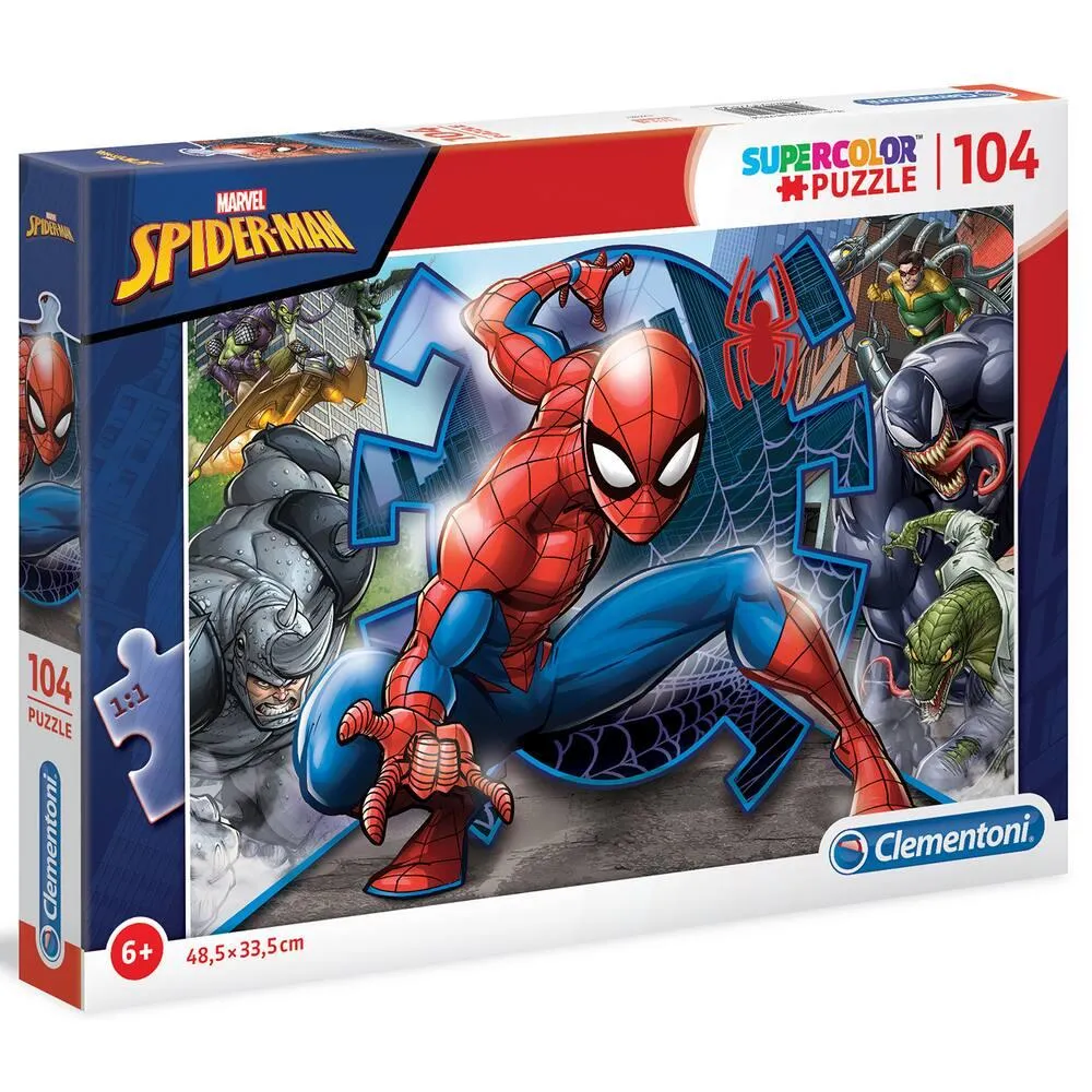MARVEL - SPIDER-MAN - PUZZLE SUPERCOLOR 104 PIECES