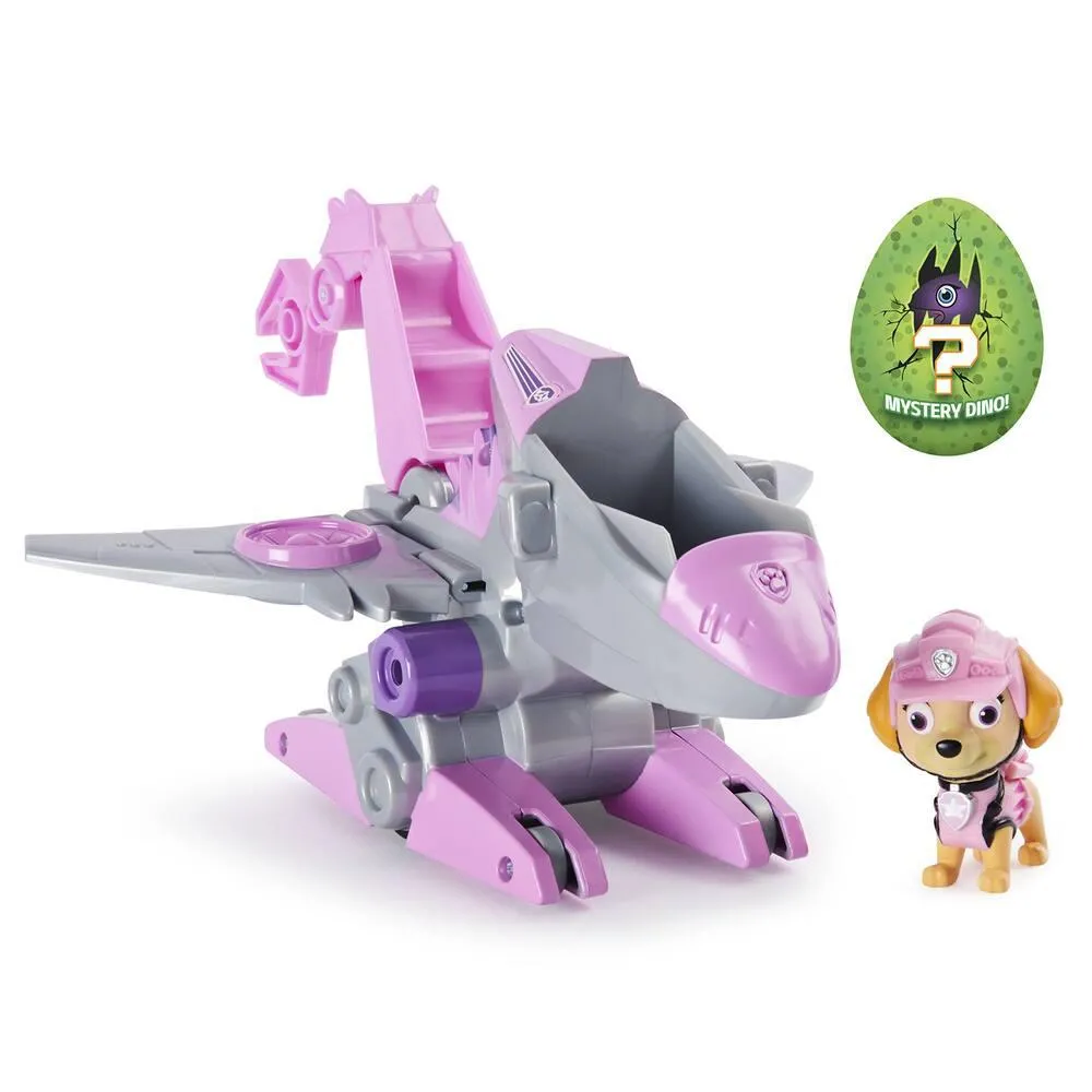 VEHICULE + FIGURINE STELLA DINO RESCUE PAW PATROL