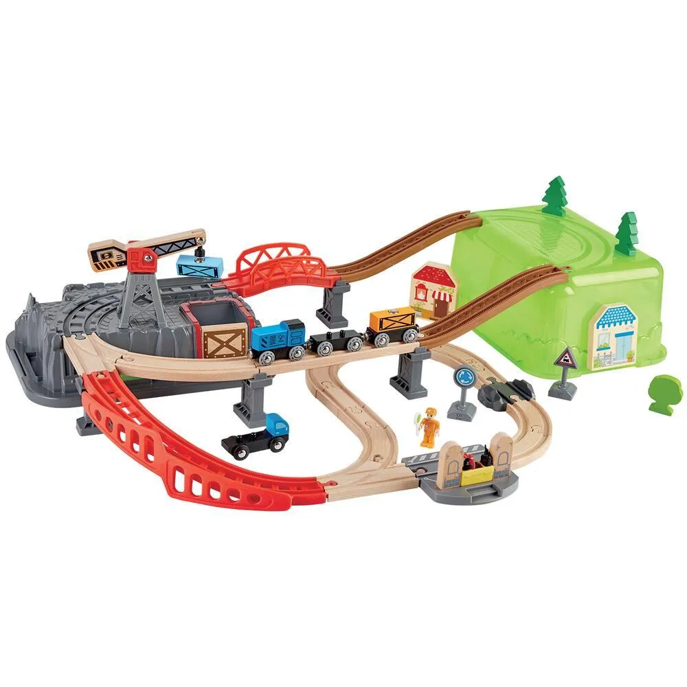 SET DE CONSTRUCTION CIRCUIT TRAIN 50 PIÈCES