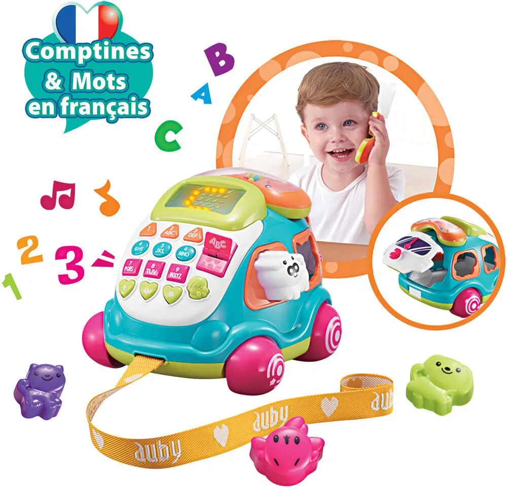 AUBY - MA VOITURE TELEPHONE MULTI ACTIVITES
