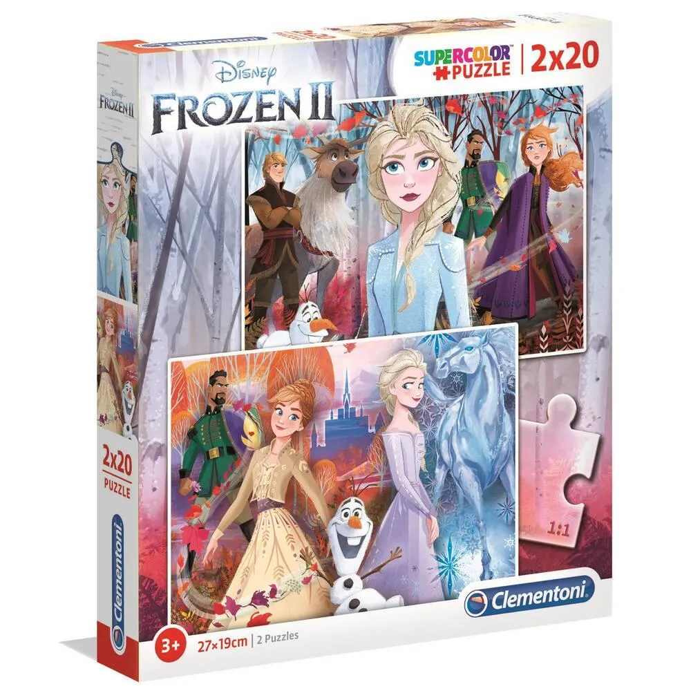 LA REINE DES NEIGES 2 -PUZZLE SUPERCOLOR 2X20 PIECES