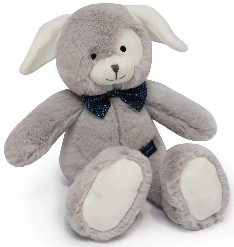 PELUCHE - GRISOU LE CHIEN GRIS CLAIR - 28 CM