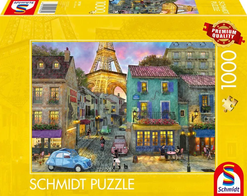 PUZZLE 1000 PIECES - DANS LES RUES DE PARIS