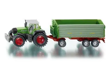 Tracteur avec benne à 3 essieux