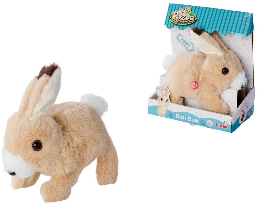 PETZOO PELUCHE LAPIN 20 CM