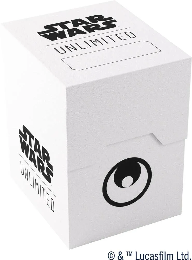 GG : STAR WARS UNLIMITED DECK BOX WHITE/BLACK
