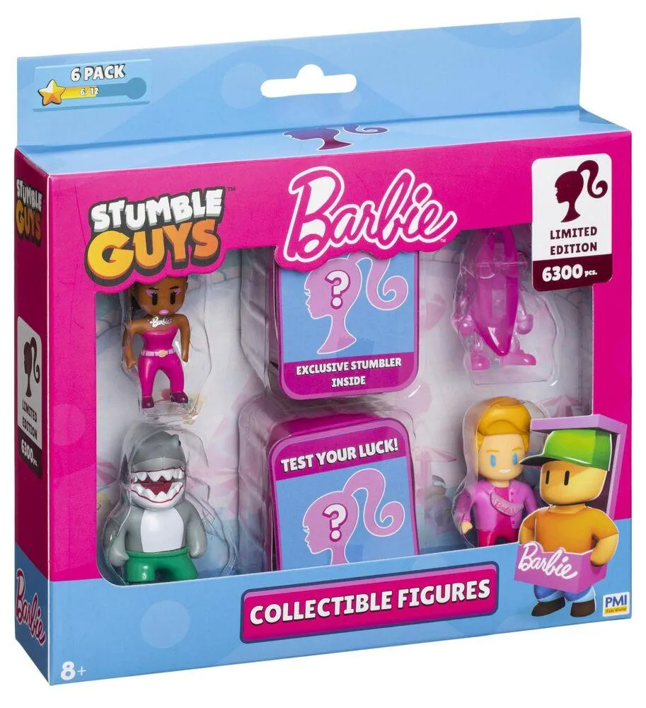 STUMBLE GUYS - PACK DE 6 FIGURINES 6 CM BARBIE