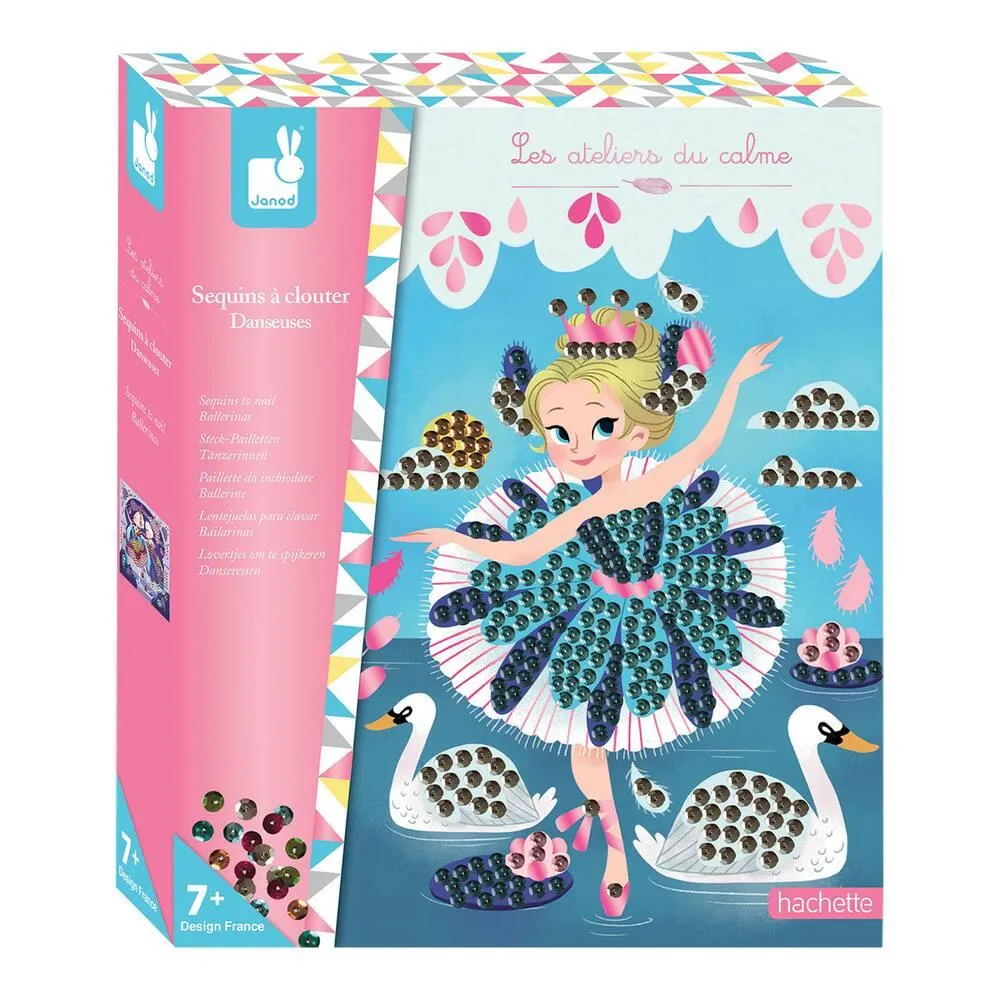 TABLEAU SEQUINS A CLOUTER DANSEUSES - EN CARTON