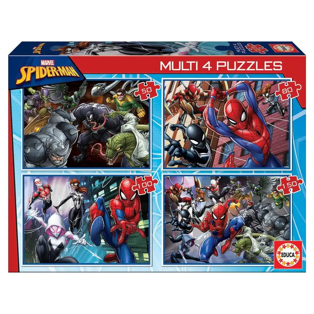 SPIDER-MAN - PUZZLE PROGRESSIF DE 50 A 150 PIECES ULTIMATE