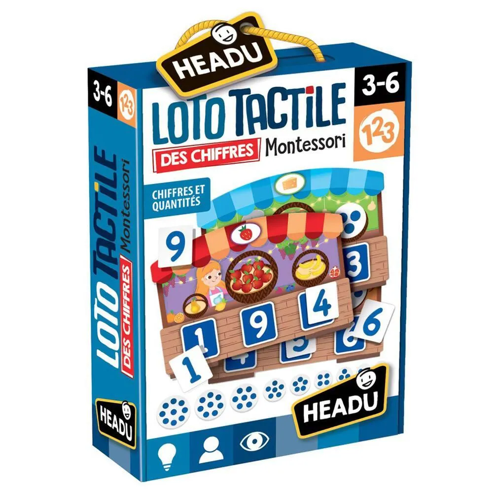 MONTESSORI - LOTO TACTIL 123
