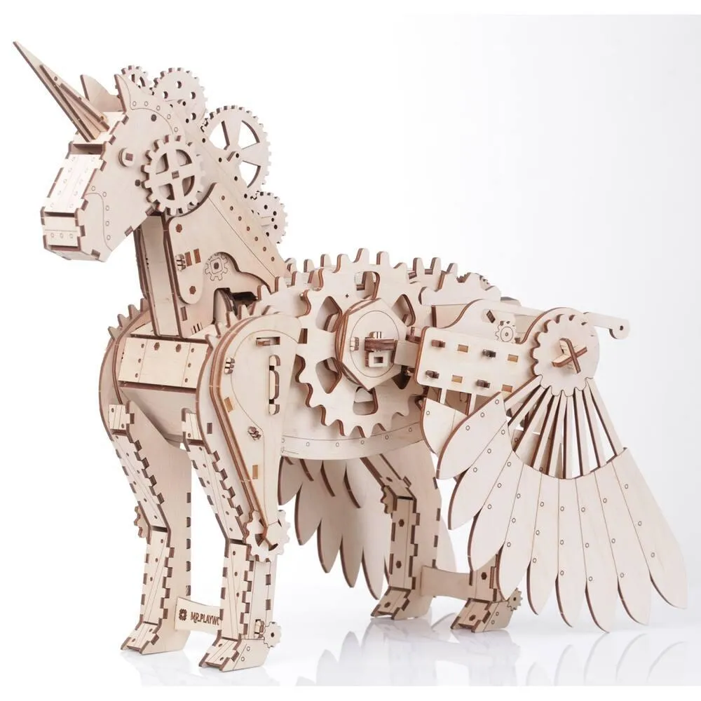 LICORNE MAQUETTE 3D MOBILE EN BOIS