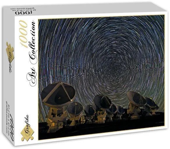 WHIRLING SOUTHERN STAR TRAILS OVER ALMA