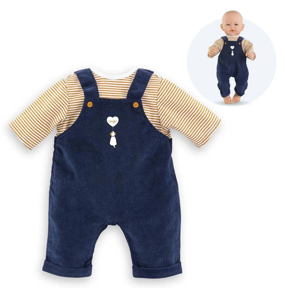 BB42 T-SHIRT + SALOPETTE MARINE - COROLLE VETEMENTS