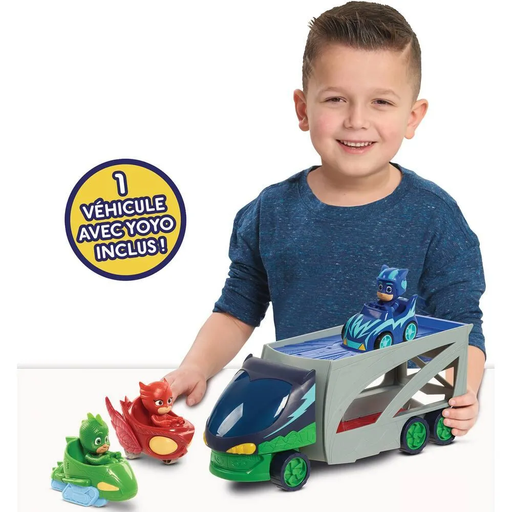 PJ MASK TRANSPORTEUR AVEC VÉHICULE