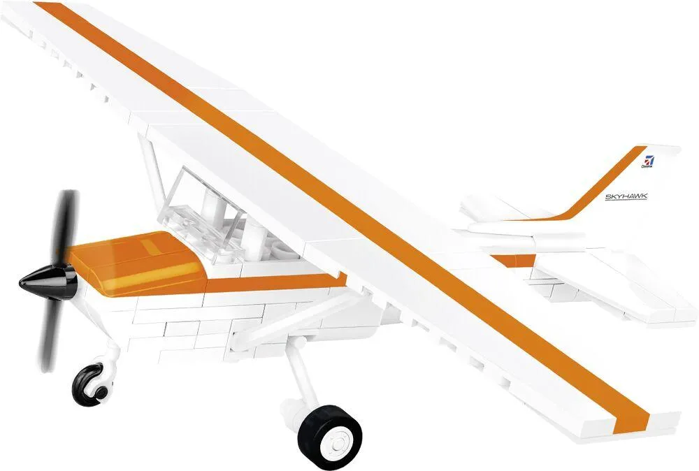 AVION CESSNA 172 SKYHAWK 1:48 BLANC-ORANGE