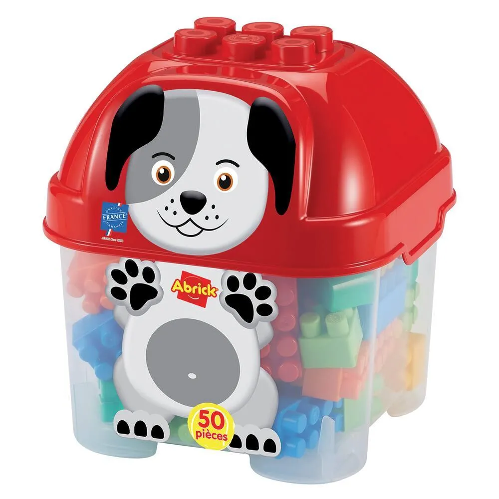 ABRICK - BARIL CHIEN 50 PIECES