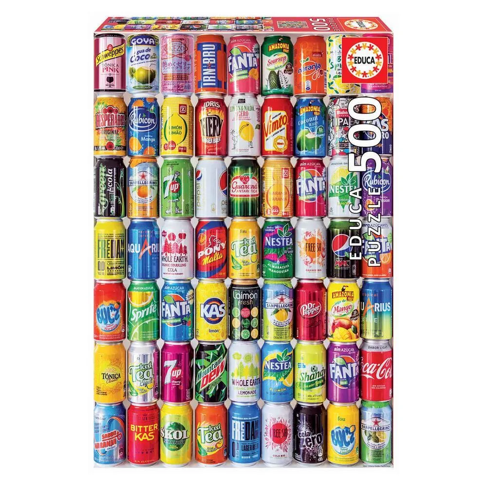 PUZZLE 500 CANETTES DE SODA
