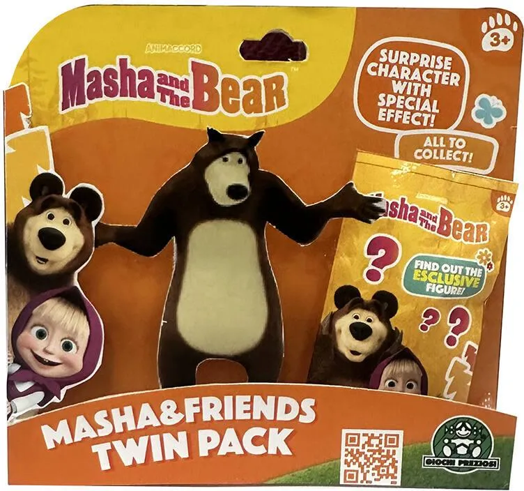 MASHA ET MICHKA - COFFRET 2 FIGURINES