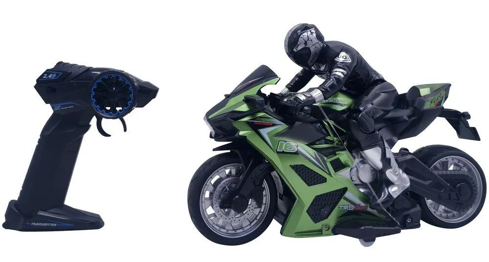 MOTO AVEC CONDUCTEUR RADIOCOMMANDEE 1:10