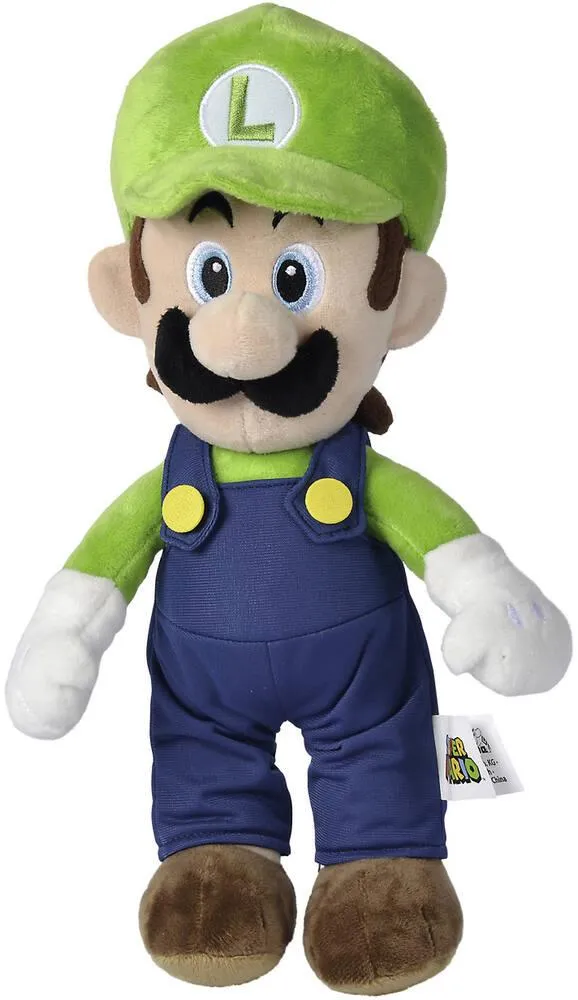SUPER MARIO - LUIGI PELUCHE 30 CM