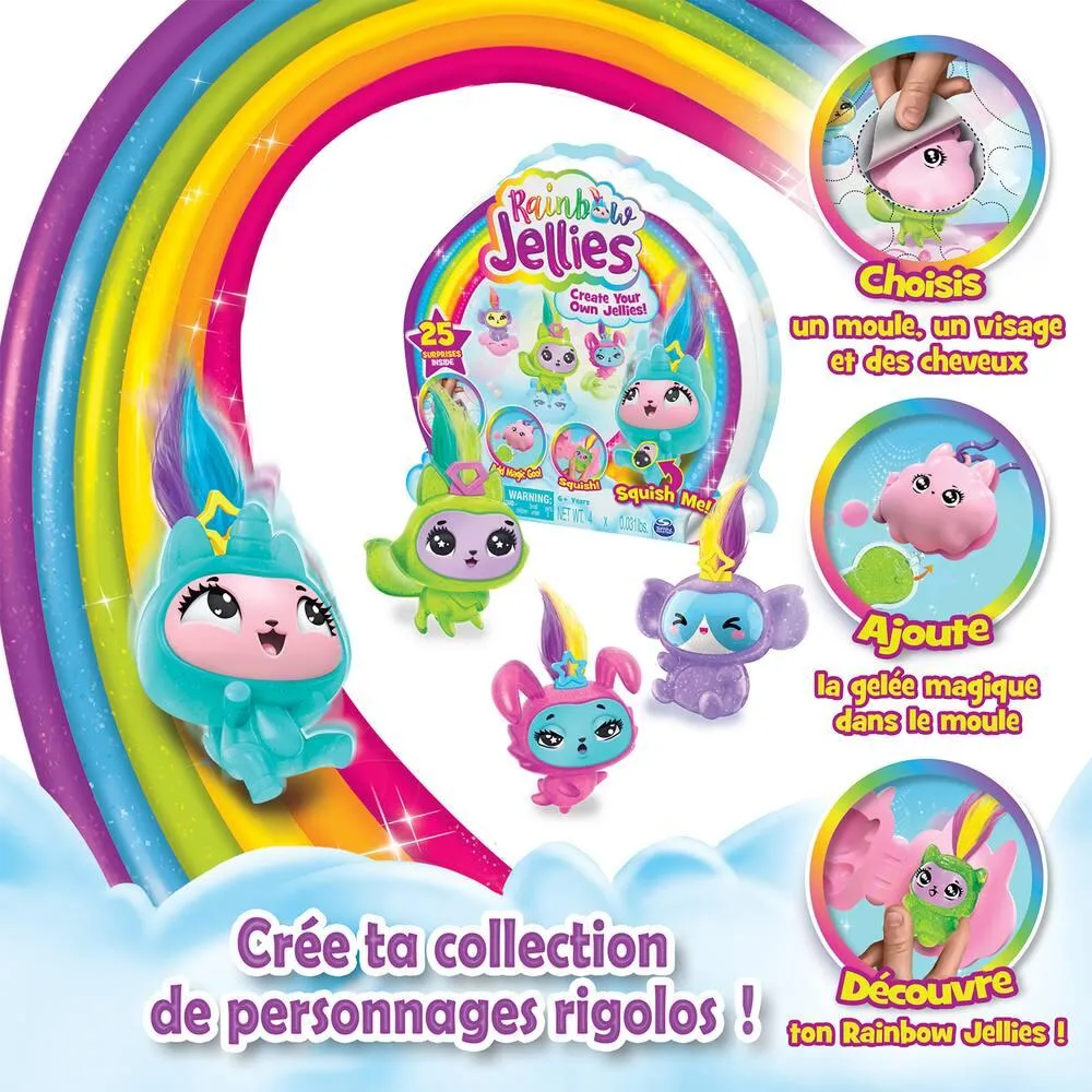 RAINBOW JELLIES - PACK DE 4