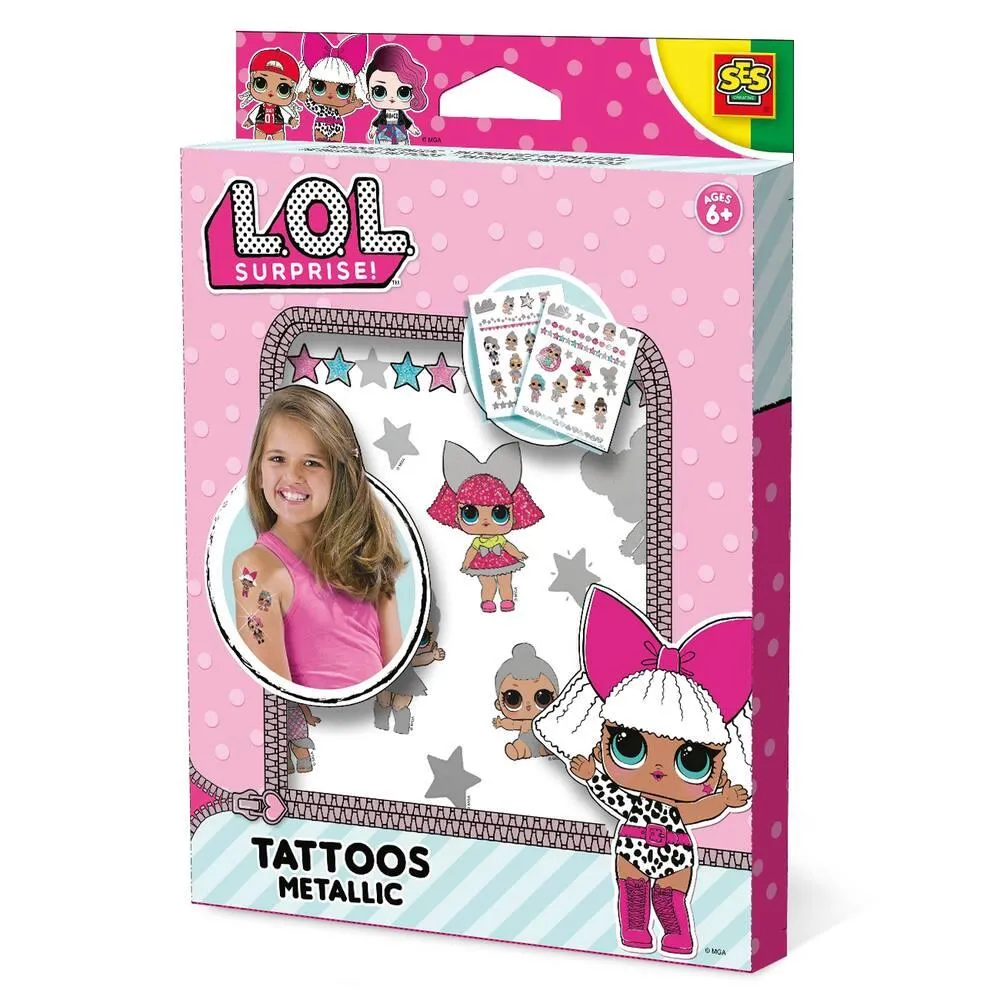 LOL TATOUAGES METALLISES