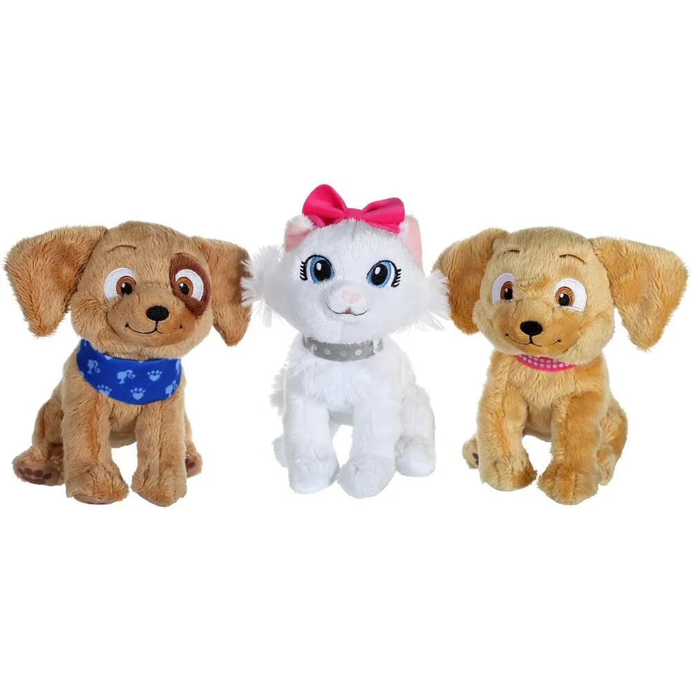 BARBIE  - PELUCHE LES ANIMAUX  18 CM
