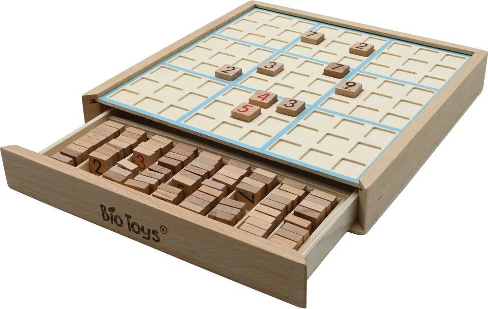 JEU DU SUDOKU EN BOIS
